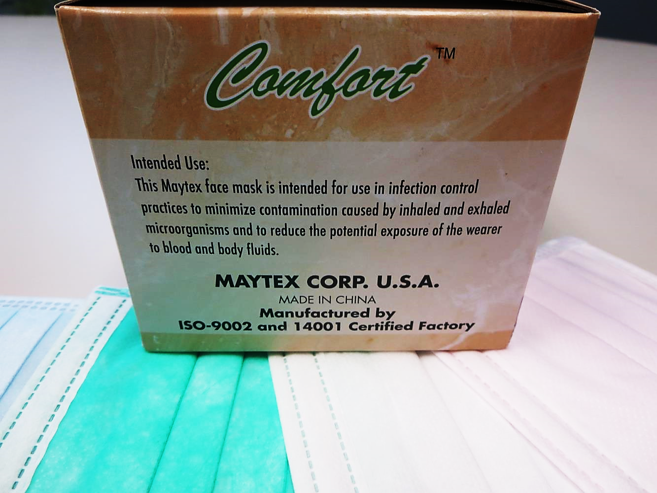 Maytex #3100 Comfort™ ASTM Level 2 Disposable  Ear Loop Procedure Face Masks